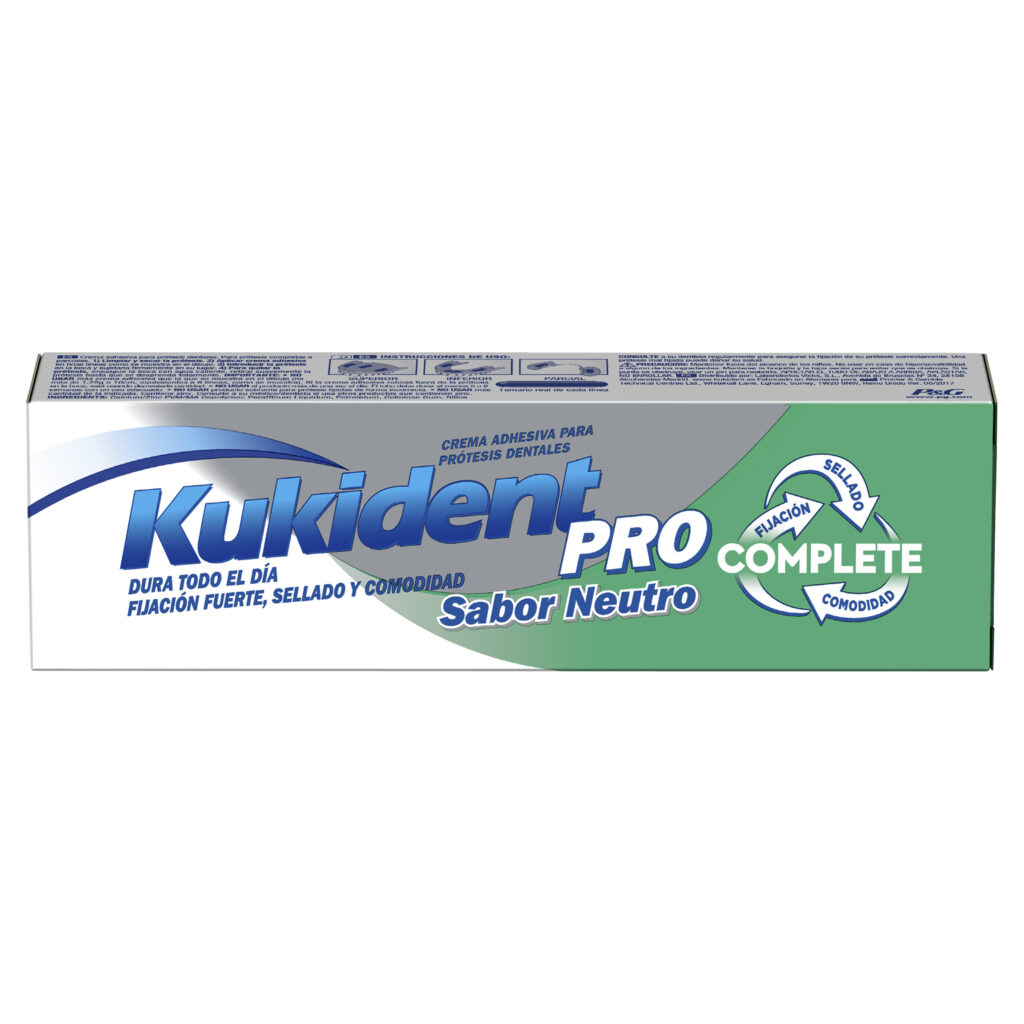KUKIDENT FIJACION TODO EL DIA 1 ENVASE 70 G SIN SABOR