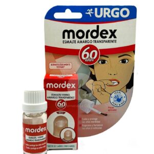 MORDEX ESMALTE AMARGO TRANSPARENTE 1 ENVASE 9 ML CON PINCEL MORDEX ESMALTE AMARGO TRANSPARENTE 1 ENVASE 9 ML CON PINCEL