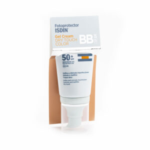 FOTOPROTECTOR ISDIN SPF 50+ DRY TOUCH BB CREAM GEL CREMA 1 ENVASE 50 ML COLOR