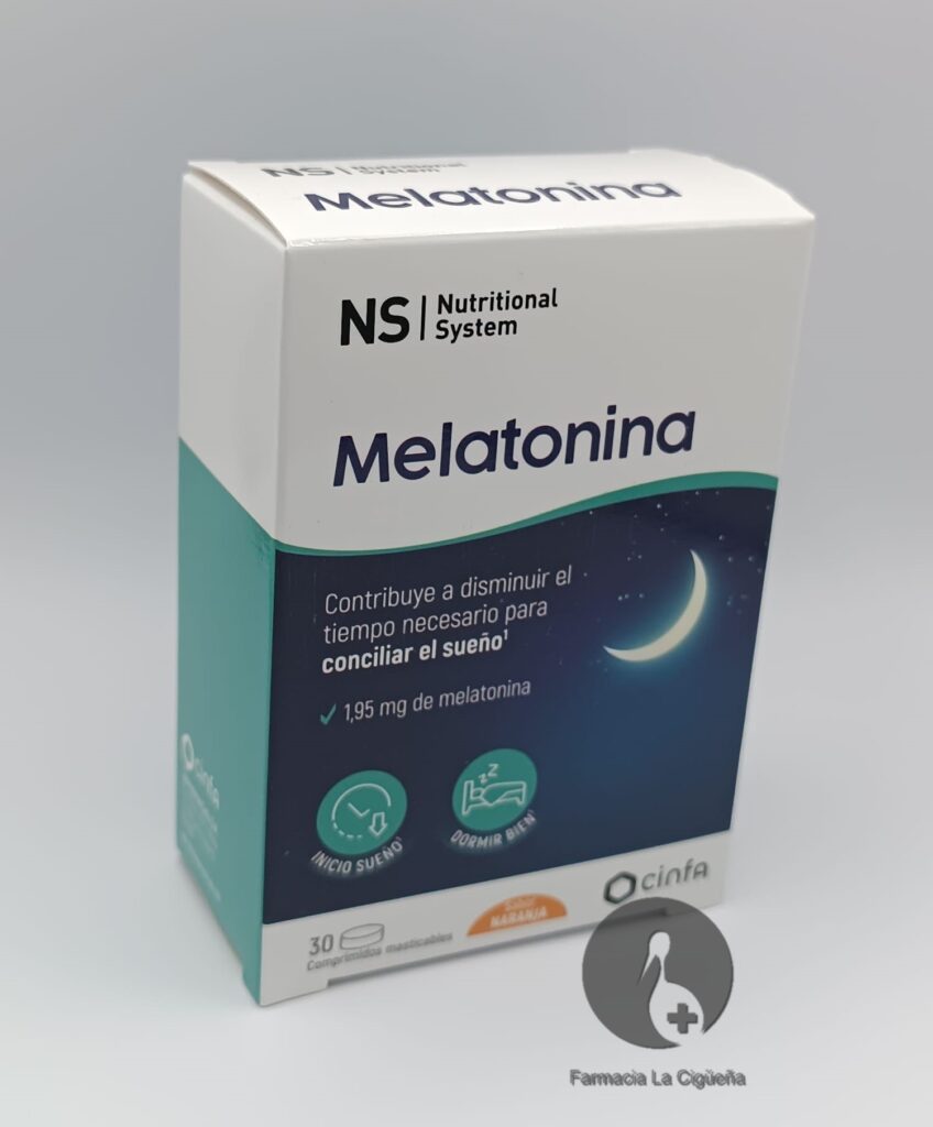 NS MELATONINA 1,95 MG 30 COMPRIMIDOS MASTICABLES SABOR NARANJA