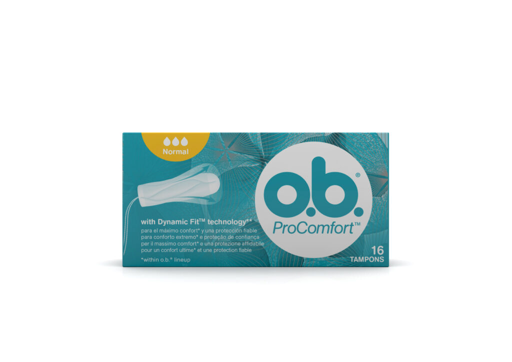 TAMPONES PROCOMFORT O.B. 16 TAMPONES NORMAL TAMPONES PROCOMFORT O.B. 16 TAMPONES NORMAL