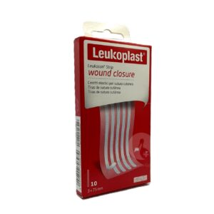 LEUKOSAN STRIP SUTURA CUTANEA ESTERIL TIRA 75 MM X 3 MM 10 TIRAS
