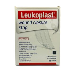 LEUKOSAN STRIP SUTURA CUTANEA ESTERIL TIRA 100 MM  X 12 MM 12 TIRAS