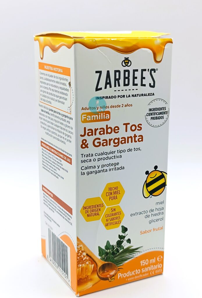 ZARBEES JARABE FAMILIA TOS Y GARGANTA 1 FRASCO 150 ML