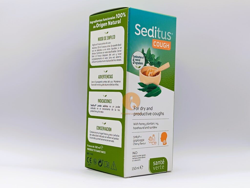 SEDITUS JARABE TOS 1 FRASCO 150 ML SEDITUS JARABE TOS 1 FRASCO 150 ML