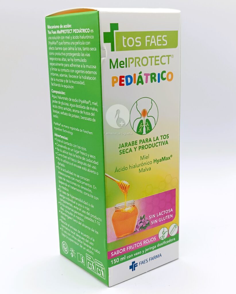MELPROTECT PEDIATRICO 1 FRASCO 150 ML SABOR FRUTOS ROJOS TOSFAES MELPROTECT PEDIATRICO 1 FRASCO 150 ML SABOR FRUTOS ROJOS TOSFAES