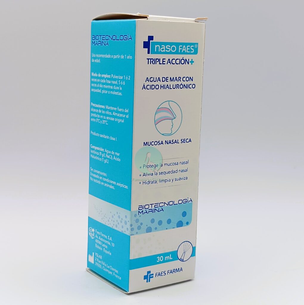 NASO FAES TRIPLE ACCION+ LIMPIEZA NASAL 1 ENVASE 30 ML