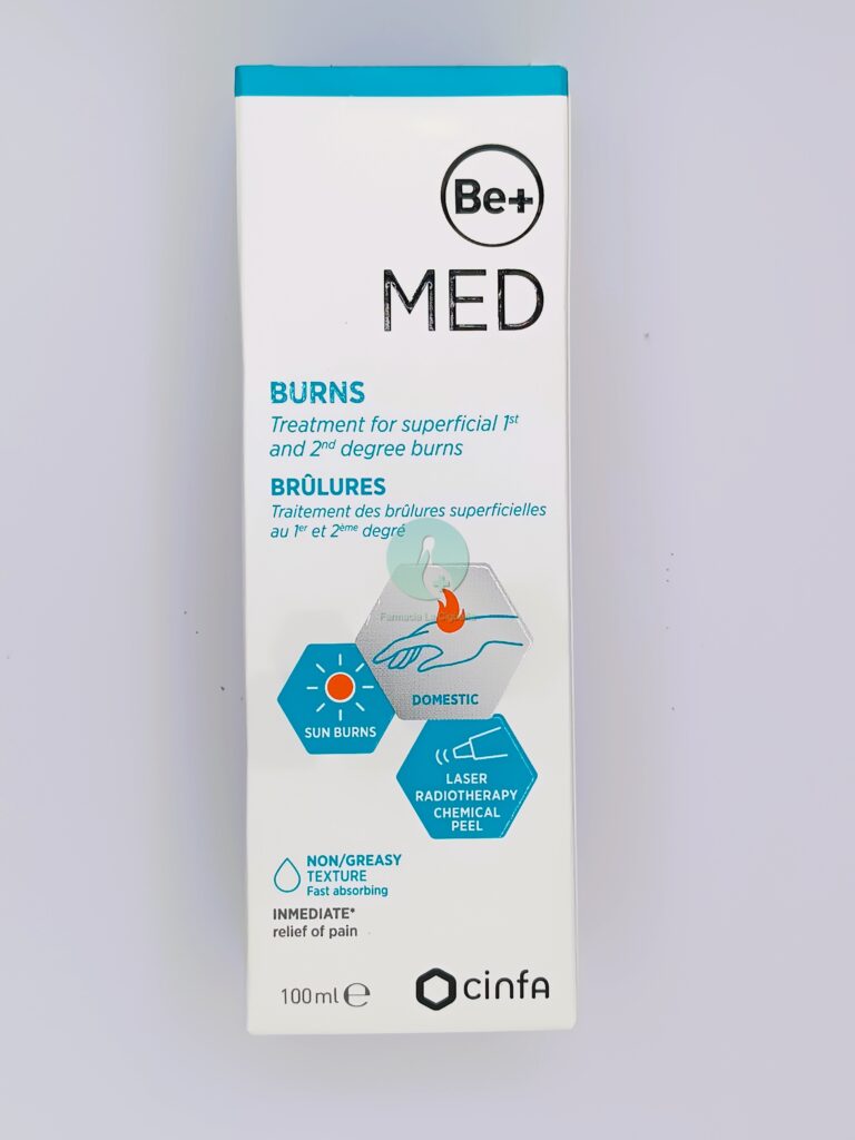 BE+ MED QUEMADURAS 1 TUBO 100 ML BE+ MED QUEMADURAS 1 TUBO 100 ML