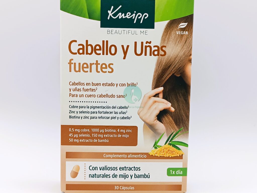 KNEIPP CABELLO Y UÑAS FUERTES 30 CAPSULAS