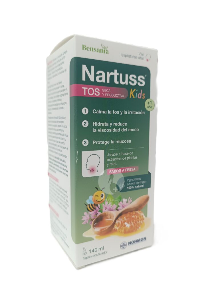 BENSANIA NARTUSS KIDS TOS SECA Y PRODUCTIVA 1 BOTELLA 140 ML