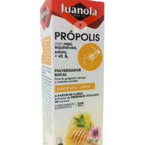 JUANOLA PROPOLIS PULVERIZADOR BUCAL 1 ENVASE 30 ML SABOR MIEL LIMON