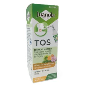 JUANOLA TOS SPRAY BUCAL 1 ENVASE 120 ML SABOR MIEL MENTOLADA