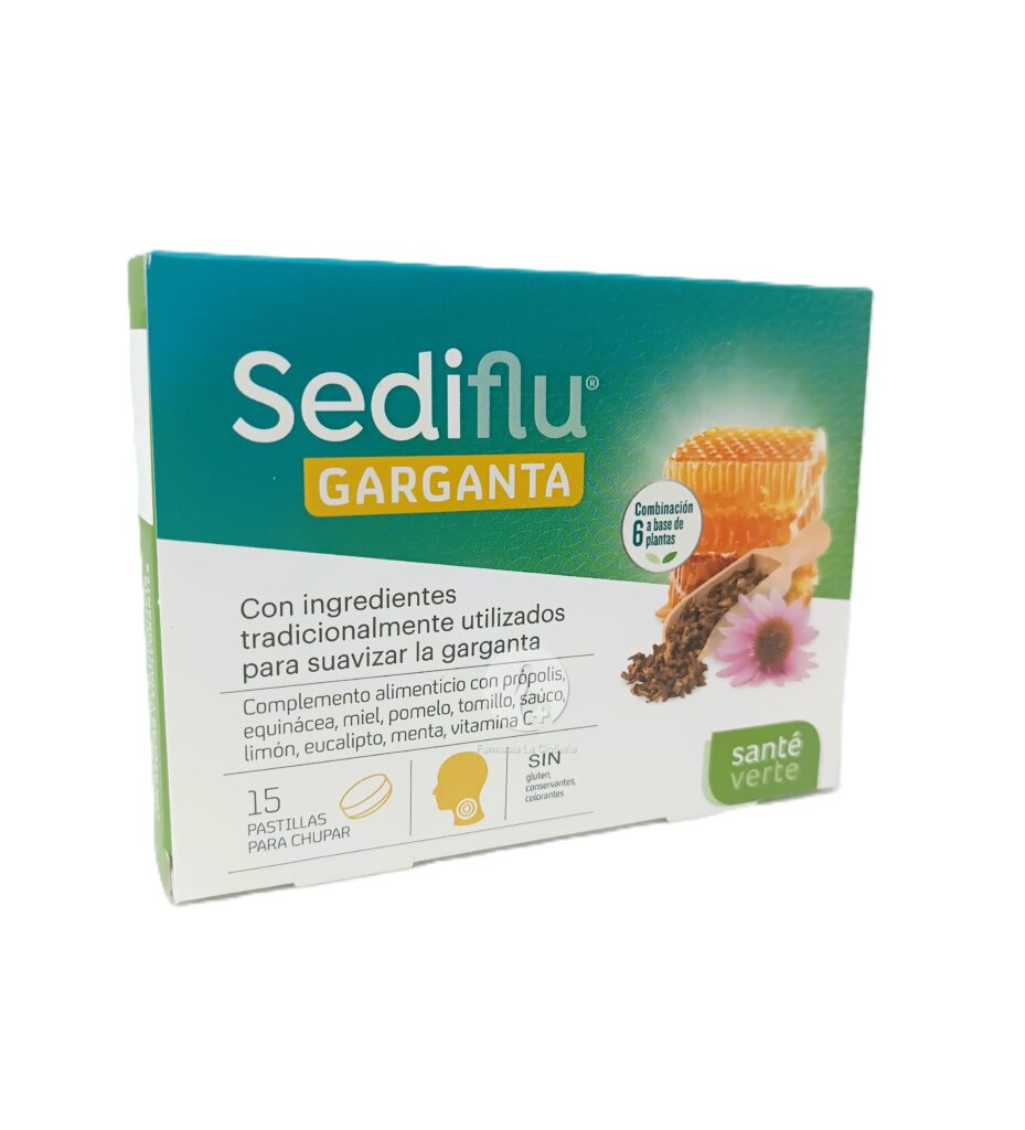 SEDIFLU GARGANTA 15 COMPRIMIDOS PARA CHUPAR SEDIFLU GARGANTA 15 COMPRIMIDOS PARA CHUPAR