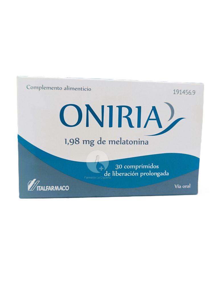 ONIRIA 30 COMPRIMIDOS RECUBIERTOS ONIRIA 30 COMPRIMIDOS RECUBIERTOS