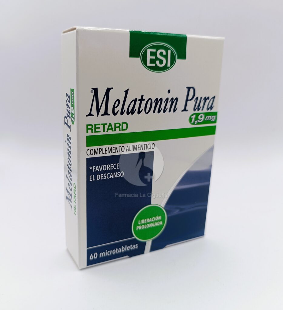 MELATONIN RETARD PURA ESI 1,90 MG 60 TABLETAS MELATONIN RETARD PURA ESI 1,90 MG 60 TABLETAS
