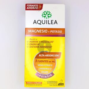 AQUILEA MAGNESIO+ POTASIO 28 COMPRIMIDOS EFERVESCENTES SABOR NARANJA
