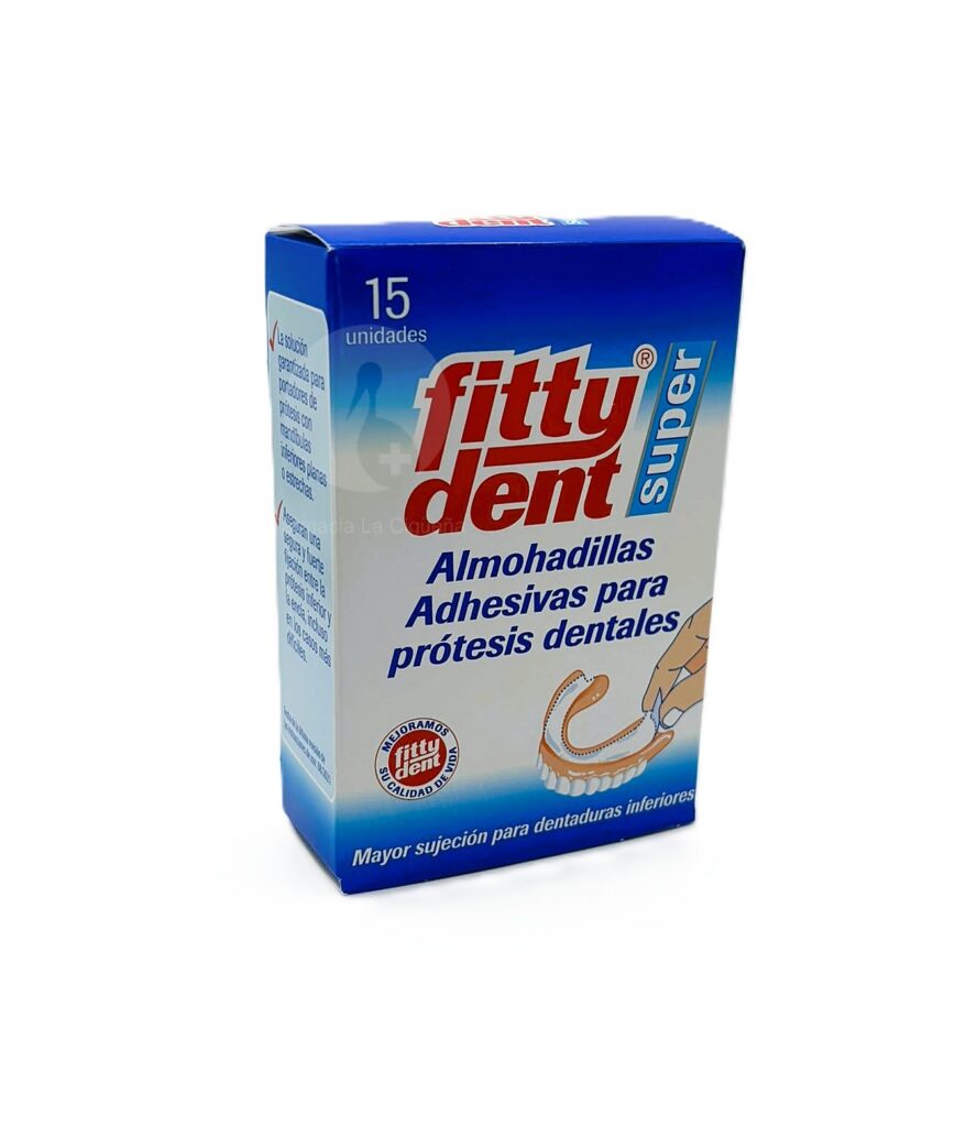 FITTYDENT SUPERADH ALMOHADILLAS ADHESIVAS PROTESIS 15 1 UNIDADES FITTYDENT SUPERADH ALMOHADILLAS ADHESIVAS PROTESIS 15 1 UNIDADES