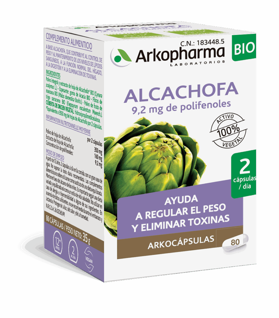 ARKOCAPSULAS ALCACHOFA BIO 80 CAPSULAS