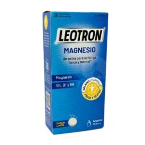 LEOTRON MAGNESIO 36 COMPRIMIDOS EFERVESCENTES SABOR LIMON