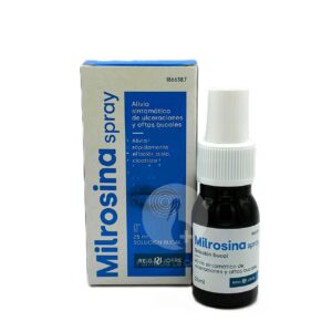 MILROSINA SPRAY SOLUCION BUCAL 1 FRASCO 25 ML