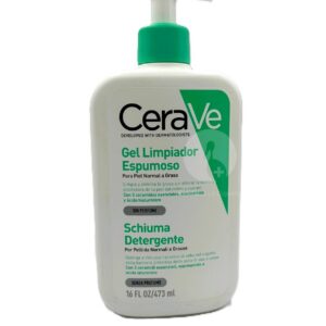 GEL LIMPIADOR ESPUMOSO CERAVE 1 ENVASE 473 ML GEL LIMPIADOR ESPUMOSO CERAVE 1 ENVASE 473 ML