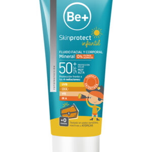 BE+ SKIN PROTECT ULTRAFLUIDO MINERAL INFANTIL SPF50+ 1 ENVASE 100 ML