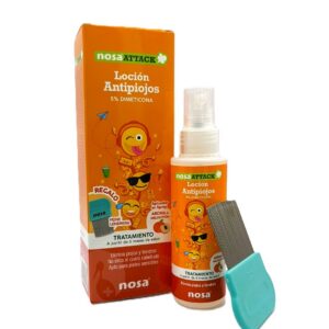 NOSA ATTACK LOCION 5% DIMETICONA ANTIPIOJOS 1 ENVASE 100 ML AROMA MELOCOTON