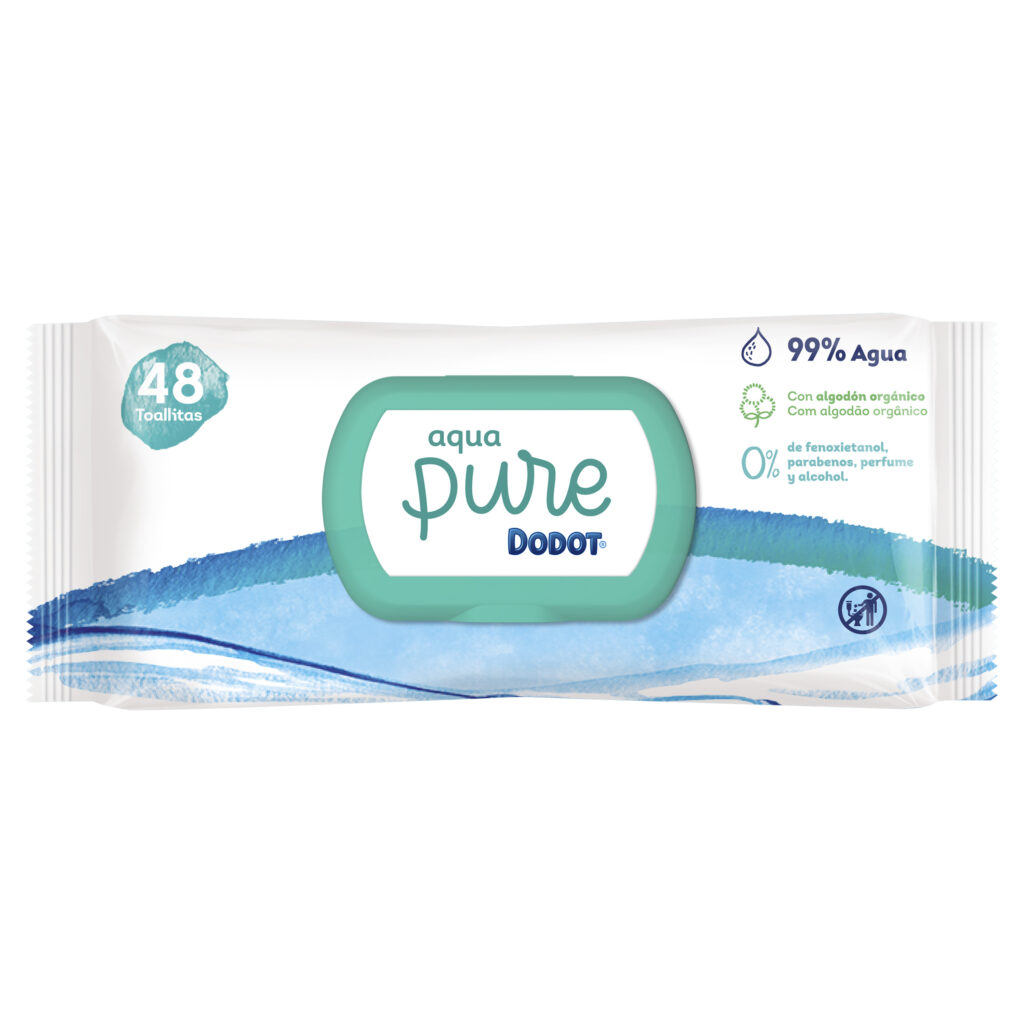 DODOT AQUA PURE TOALLITAS HUMEDAS PARA BEBES 48 UNIDADES DODOT AQUA PURE TOALLITAS HUMEDAS PARA BEBES 48 UNIDADES
