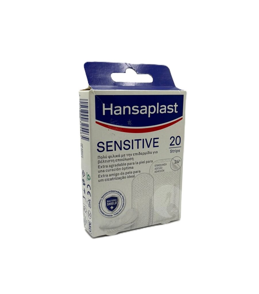 HANSAPLAST SENSITIVE APOSITO ADHESIVO 2 TAMAÑOS 20 APOSITOS HANSAPLAST SENSITIVE APOSITO ADHESIVO 2 TAMAÑOS 20 APOSITOS