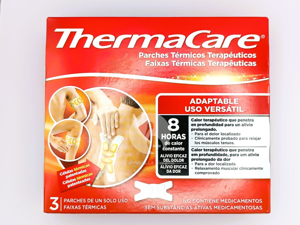 THERMACARE ADAPTABLE PARCHES TERMICOS 3 PARCHES THERMACARE ADAPTABLE PARCHES TERMICOS 3 PARCHES