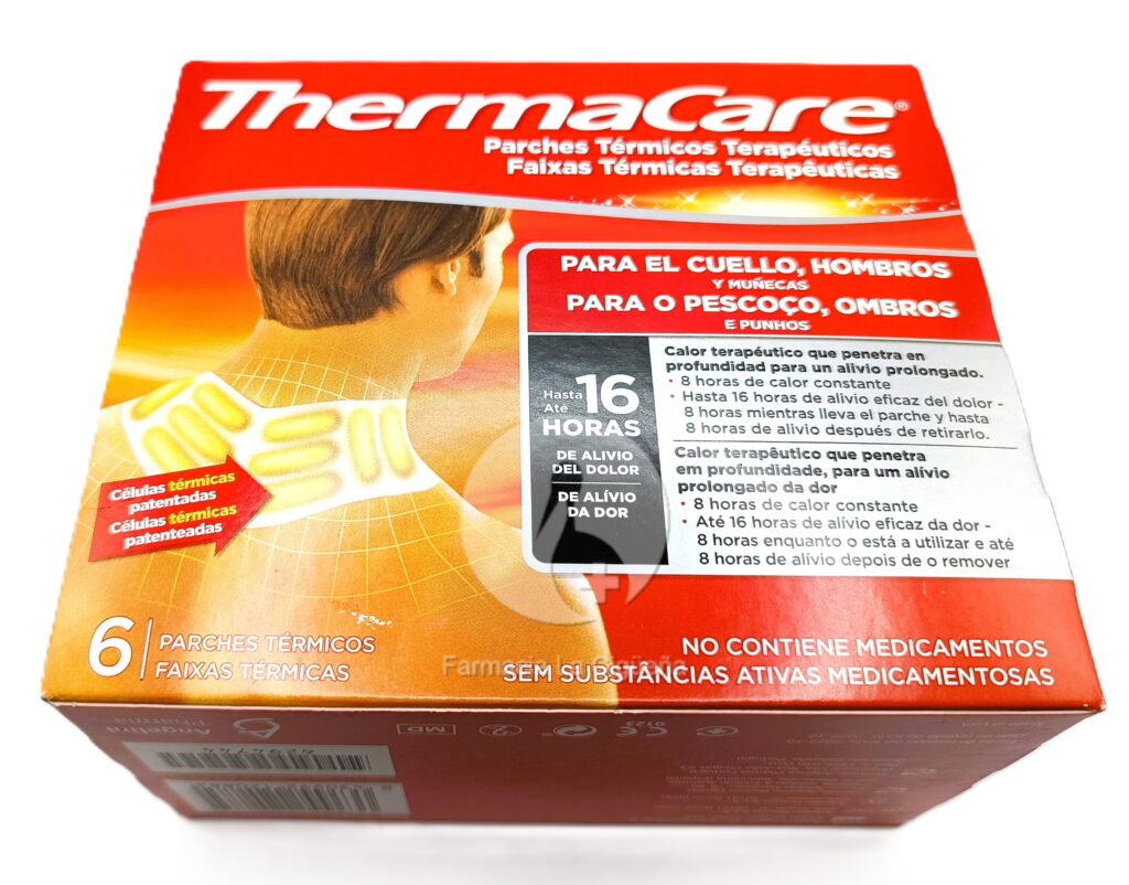 THERMACARE PARCHE TERMICO CUELLO HOMBRO MUÑECA 6 PARCHES THERMACARE PARCHE TERMICO CUELLO HOMBRO MUÑECA 6 PARCHES