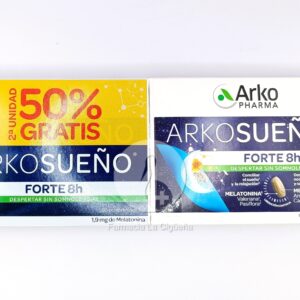 ARKORELAX SUEÑO FORTE 8H 2 UNIDADES 30 COMPRIMIDOS BICAPA PACK