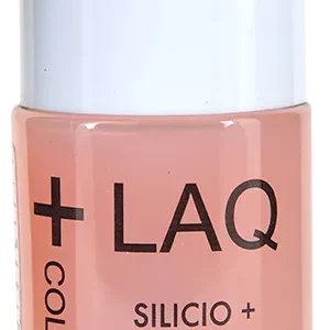 +LAQ COLOURS ESMALTE TRATAMIENTO SILICIO + KERATINA 1 ENVASE 10 ML COLOR 410