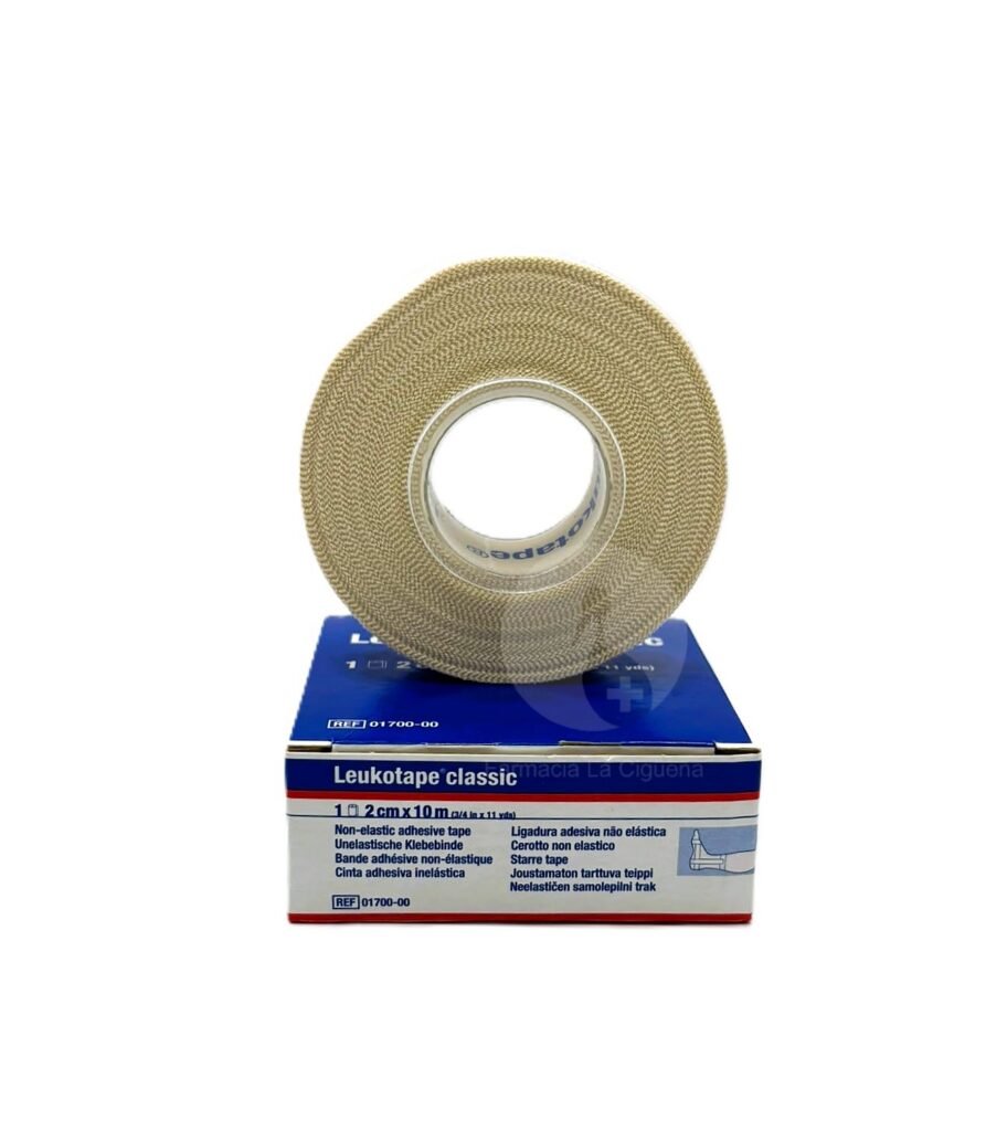 VENDA DE INMOVILIZACION INELASTICA LEUKOTAPE RIGIDA 1 UNIDAD 10 M X 2 CM VENDA DE INMOVILIZACION INELASTICA LEUKOTAPE RIGIDA 1 UNIDAD 10 M X 2 CM