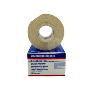 VENDA DE INMOVILIZACION INELASTICA LEUKOTAPE RIGIDA 1 UNIDAD 10 M X 3,8 CM