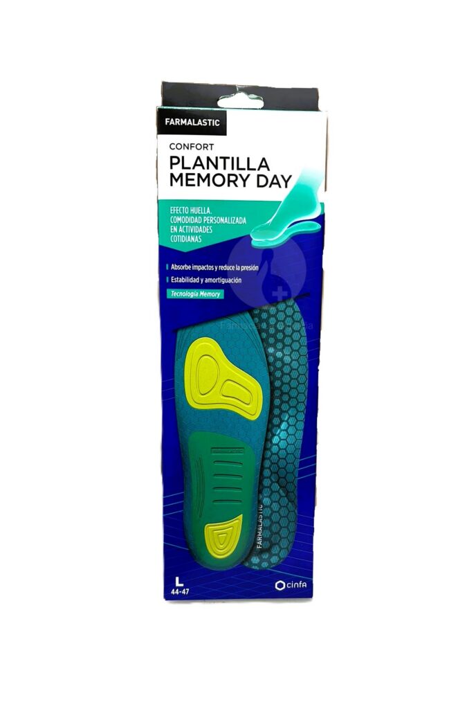 PLANTILLAS FARMALASTIC MEMORY DAY 2 UNIDADES TALLA L