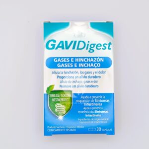 GAVIDIGEST GASES E HINCHAZON 30 CAPSULAS