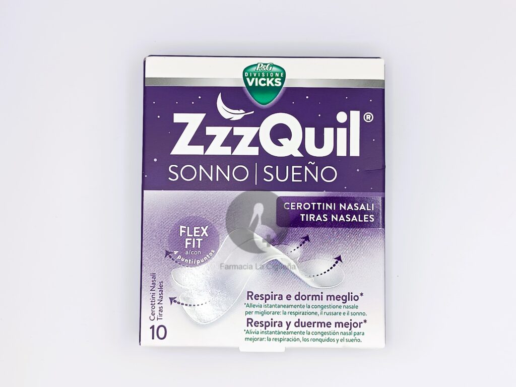 ZZZQUIL SUEÑO 10 TIRAS NASALES