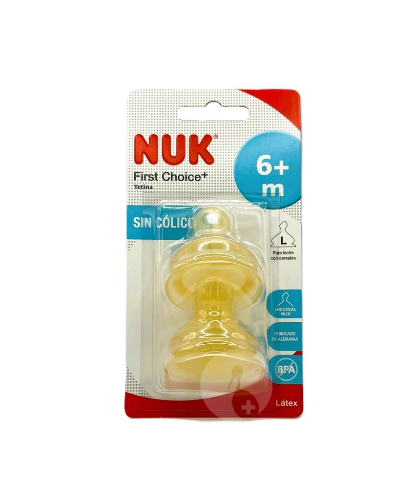 TETINA FC LATEX ALIMENTO ANTICOLICO NUK FIRST CHOICE TALLA 2 L 2 UNIDADES TETINA FC LATEX ALIMENTO ANTICOLICO NUK FIRST CHOICE TALLA 2 L 2 UNIDADES