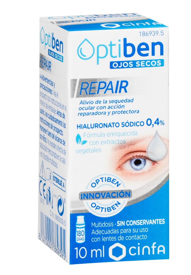OPTIBEN OJOS SECOS REPAIR 1 FRASCO 10 ML OPTIBEN OJOS SECOS REPAIR 1 FRASCO 10 ML