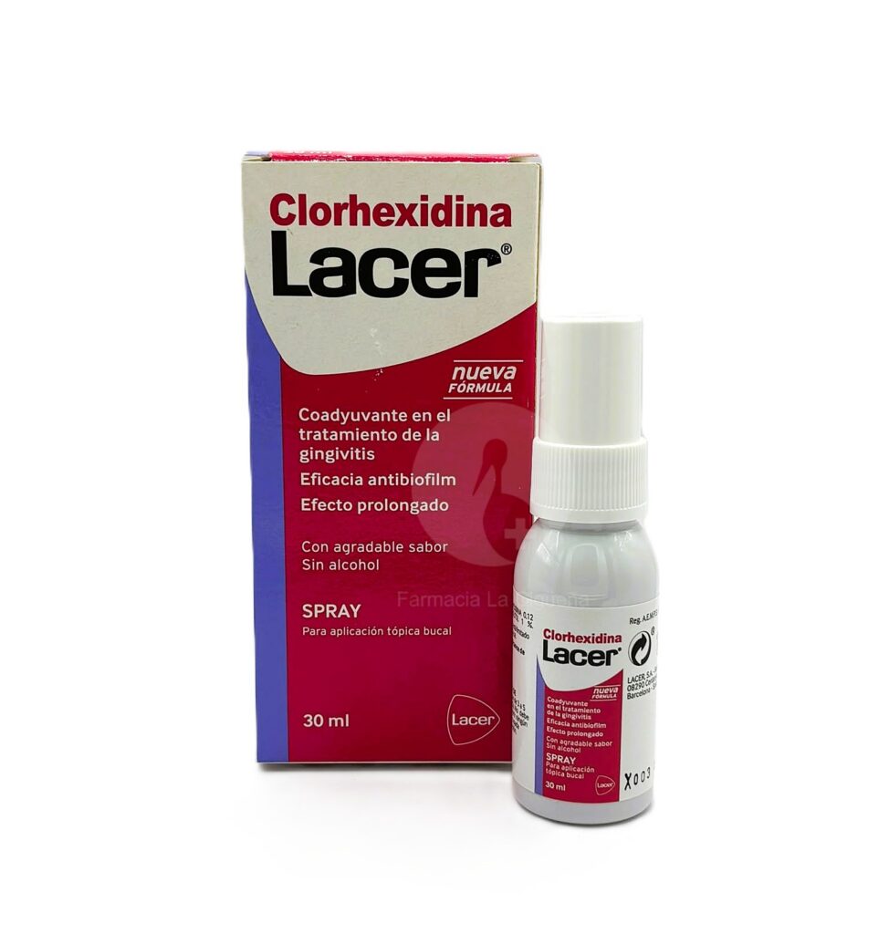 LACER COLUTORIO CLORHEXIDINA SPRAY 1 ENVASE 30 ML LACER COLUTORIO CLORHEXIDINA SPRAY 1 ENVASE 30 ML