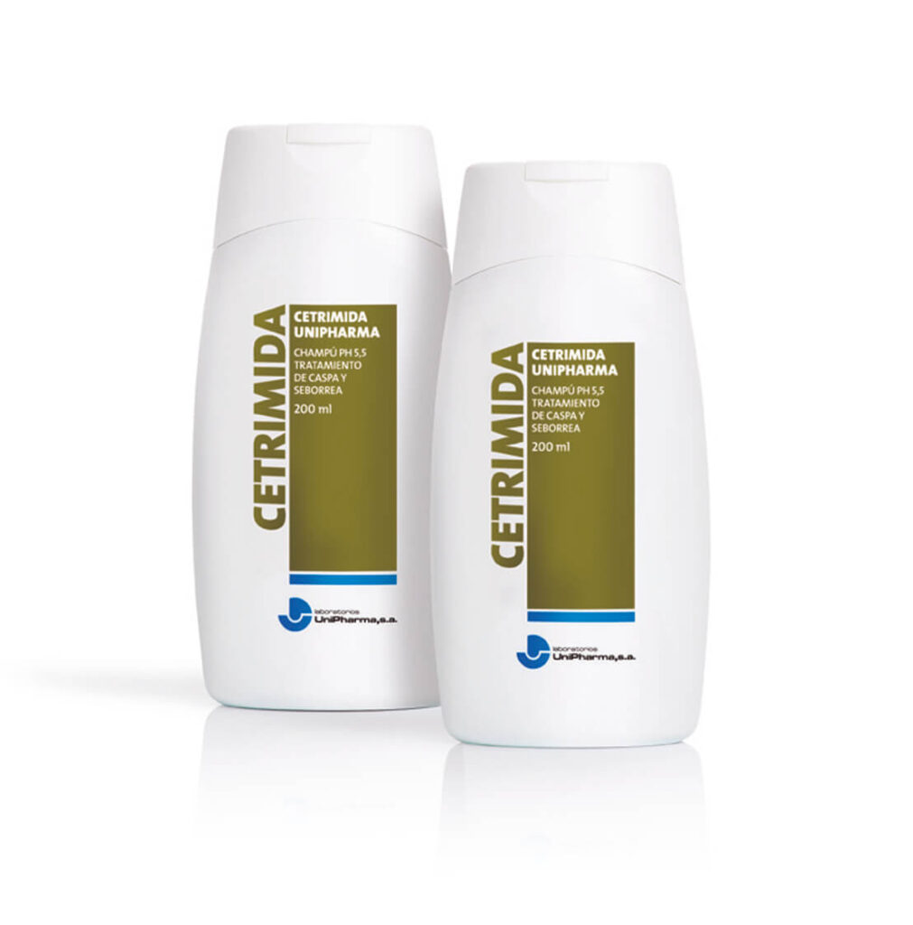 CETRIMIDA UNIPHARMA CHAMPU ANTICASPA 1 ENVASE 200 ML