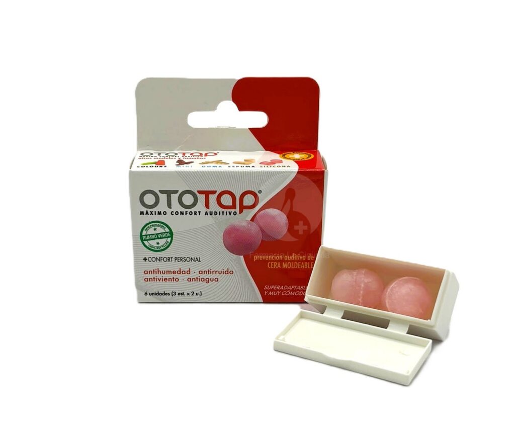 TAPONES OIDOS CERA OTOTAP 6 UNIDADES TAPONES OIDOS CERA OTOTAP 6 UNIDADES