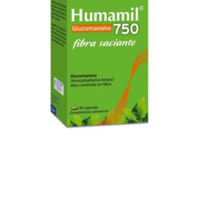HUMAMIL GLUCOMANANO 750 MG 90 CAPSULAS