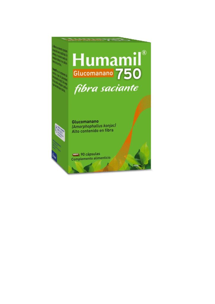 HUMAMIL GLUCOMANANO 750 MG 90 CAPSULAS HUMAMIL GLUCOMANANO 750 MG 90 CAPSULAS