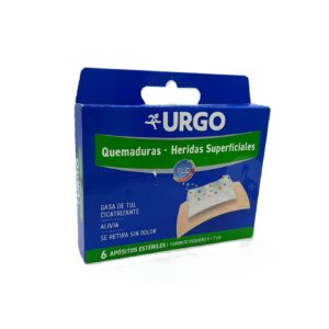 URGO QUEMADURAS HERIDAS SUPERFICIALES 6 APOSITOS FORMATO PEQUEÑO