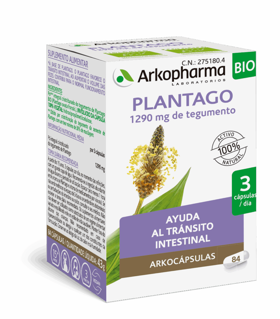 ARKOCAPSULAS PLANTAGO BIO 84 CAPSULAS