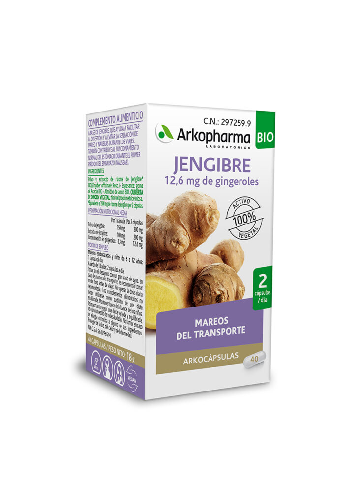 ARKOCAPSULAS JENGIBRE BIO 40 CAPSULAS