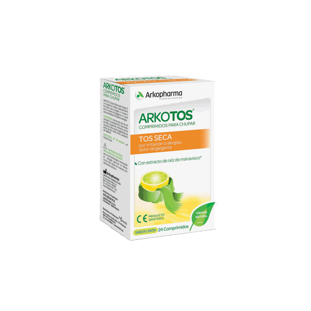 ARKOTOS TOS SECA 24 COMPRIMIDOS SABOR LIMON