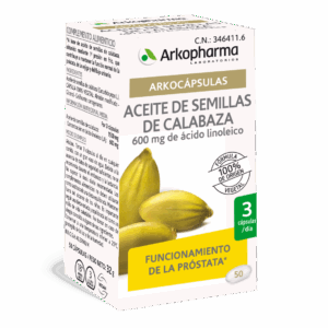 ARKOCAPSULAS ACEITE DE SEMILLAS DE CALABAZA BIO 50 CAPSULAS